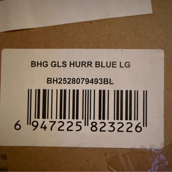 BH&G Glass 8” Hurricane Candle Holder, Blue - Picture 5 of 5